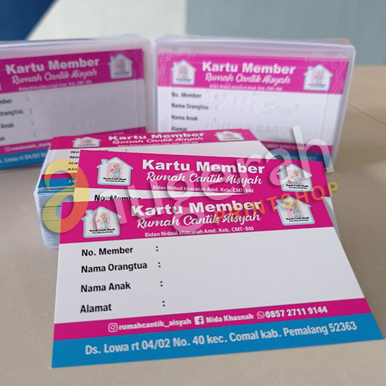Kartu Nama Bahan Carton BW