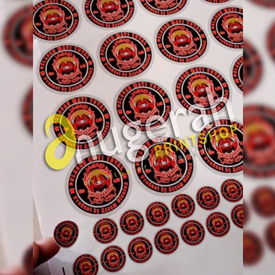 Kiss Cut Stiker Vynil Glossy