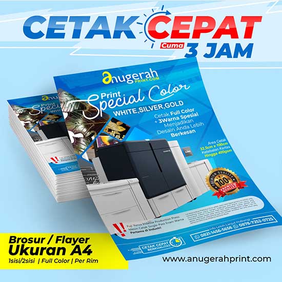 Cetak Brosur/flayer A4