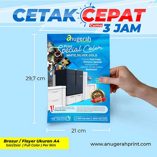 Cetak Brosur/flayer A4