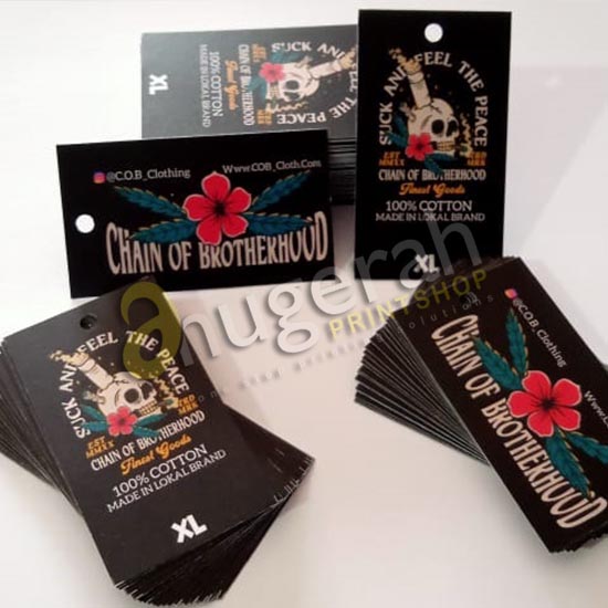 Hang Tag Concord White 230gr - Potong Kotak