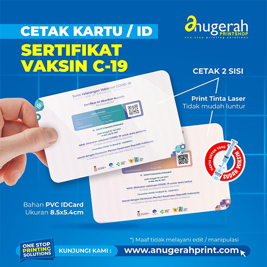 Cetak ID Card (Laser)