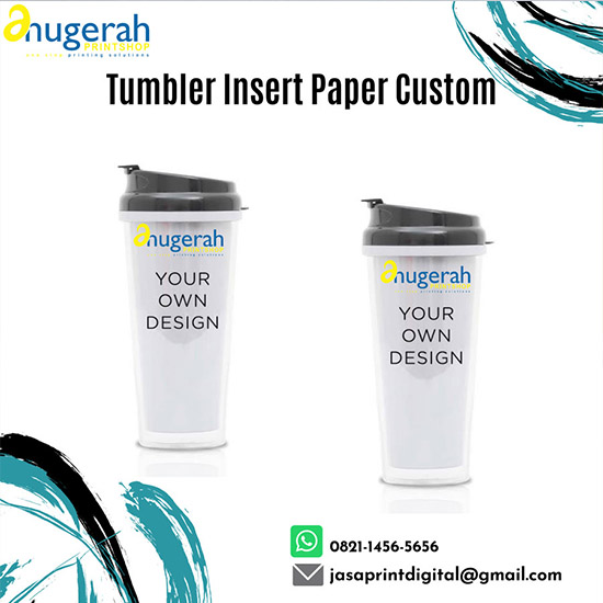 Tumbler Insert Paper