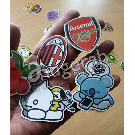 Cetak Magnetic Paper Custome (UV Print) Uk. 14 x 20 cm