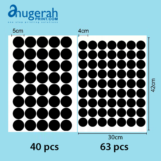 Cetak Magnetic Paper Custome Uk. 30 x 42 cm