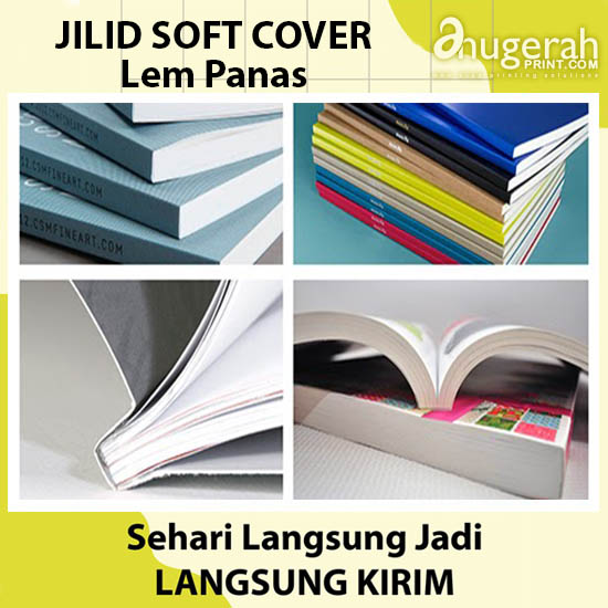 Jilid Soft Cover Lem Panas Uk. A5 (Potrait)