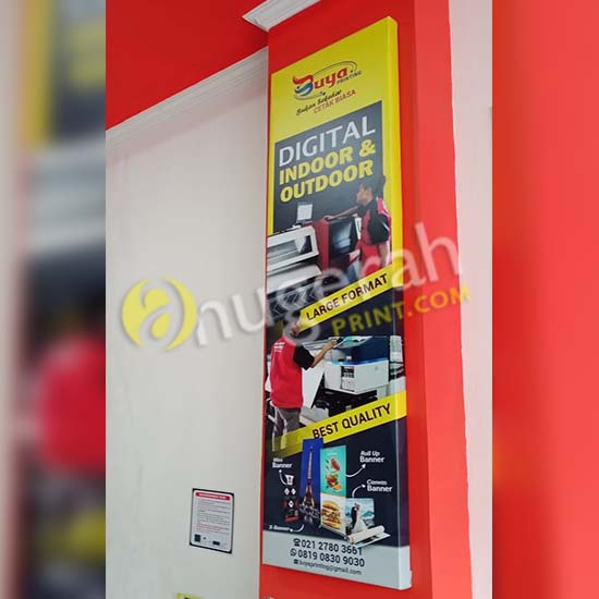 Cetak Spanram Bahan Canvas (1 x 1 meter)
