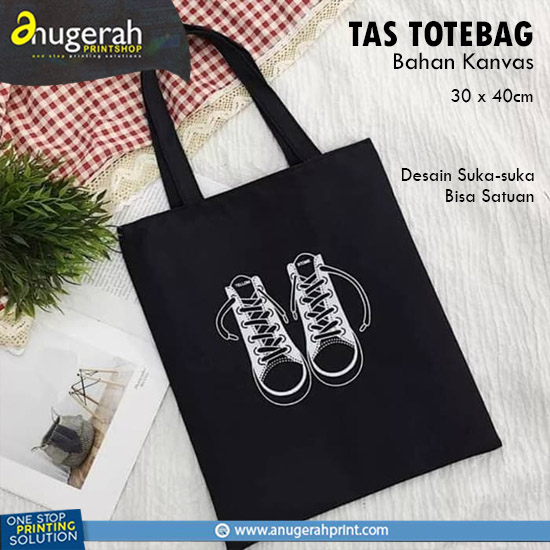 Tas Totebag Ukuran 30 x 40 cm