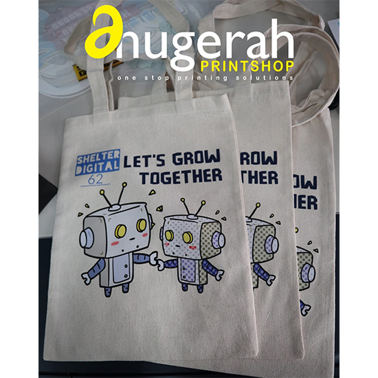 Tas Totebag Ukuran 25 x 35 cm