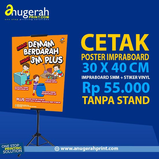 Poster Stiker Impraboard_Uk. 30x 40cm