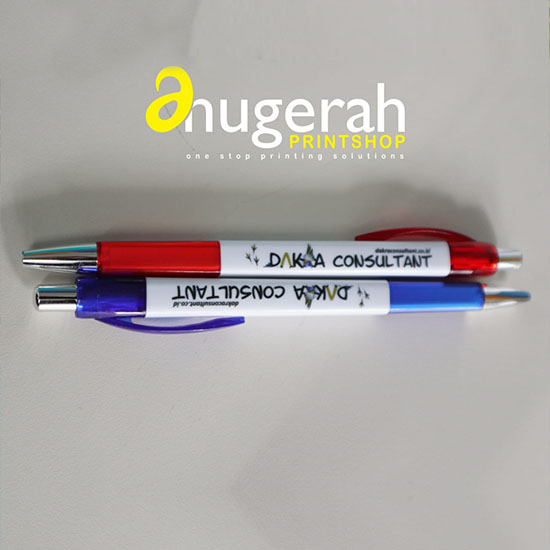 Cetak Pulpen Kotak Custom (UV Print)