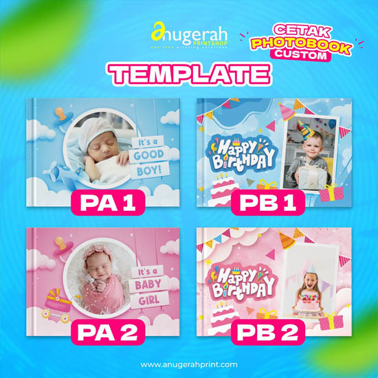 Photobook Jilid soft cover + Laminasi Uk. A4 (Landscape)