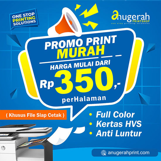 Print Warna HVS Uk. A5 (Portable)