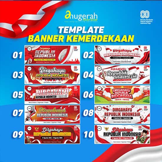 Promo Banner Kemerdekaan 3x1m
