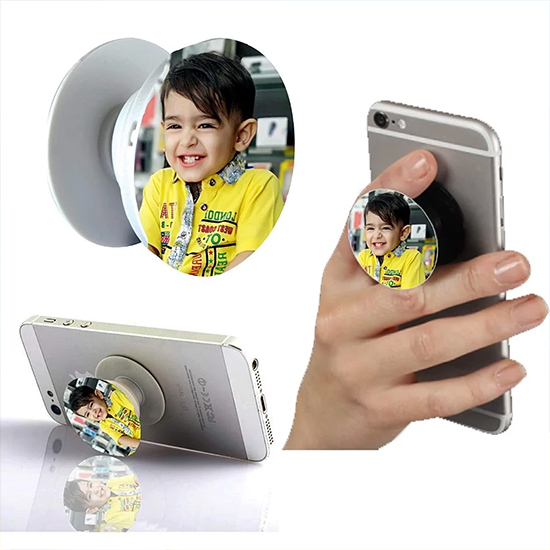 Cetak Pop Socket Print UV Phone Holder