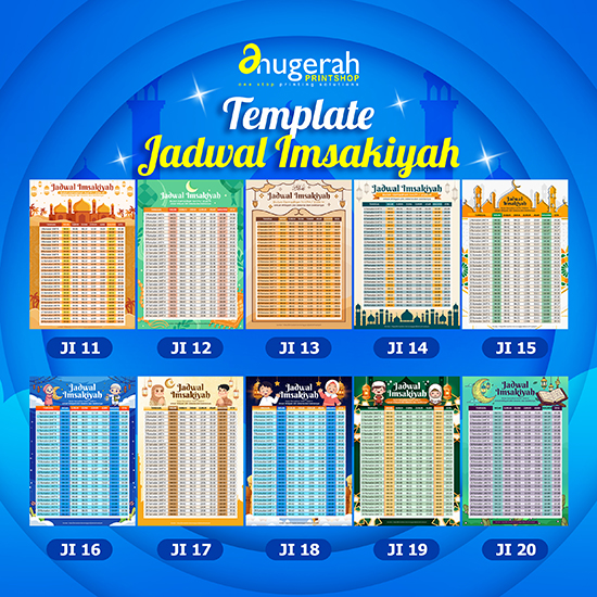 Paket Brosur Imsyakiyah Uk. A4