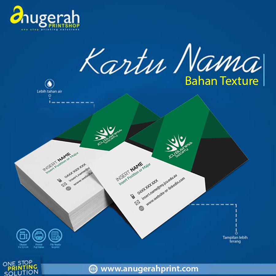 Kartu Nama Bahan Texture/ Fancy Paper