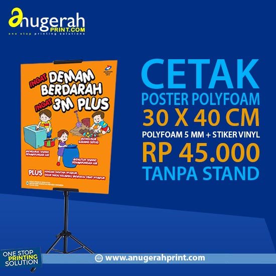 Poster Stiker Polyfoam Board