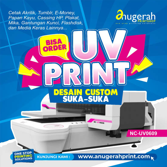 Cetak UV Print & Cutting Akrilik