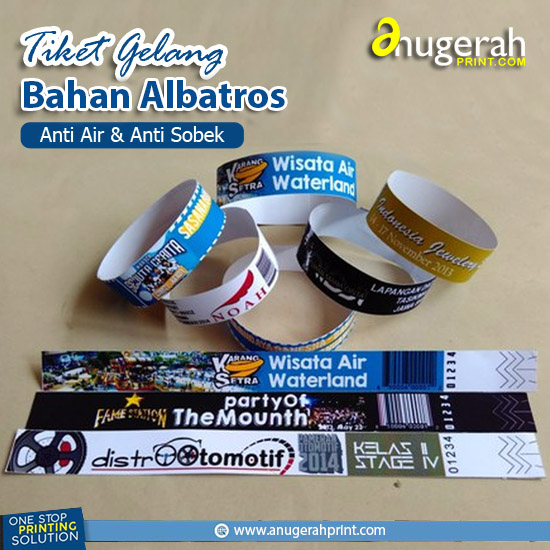 Tiket Gelang Bahan Albatros