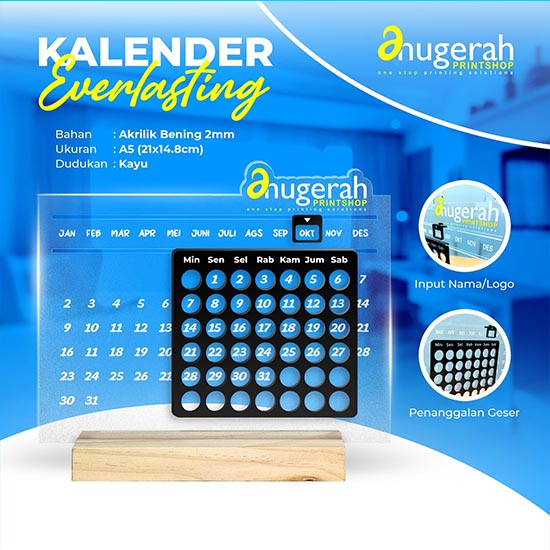 Kalender Meja Everlasting