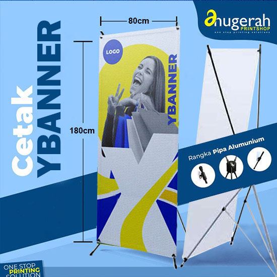 Y Banner/Standing Banner 80x180cm (Outdoor)